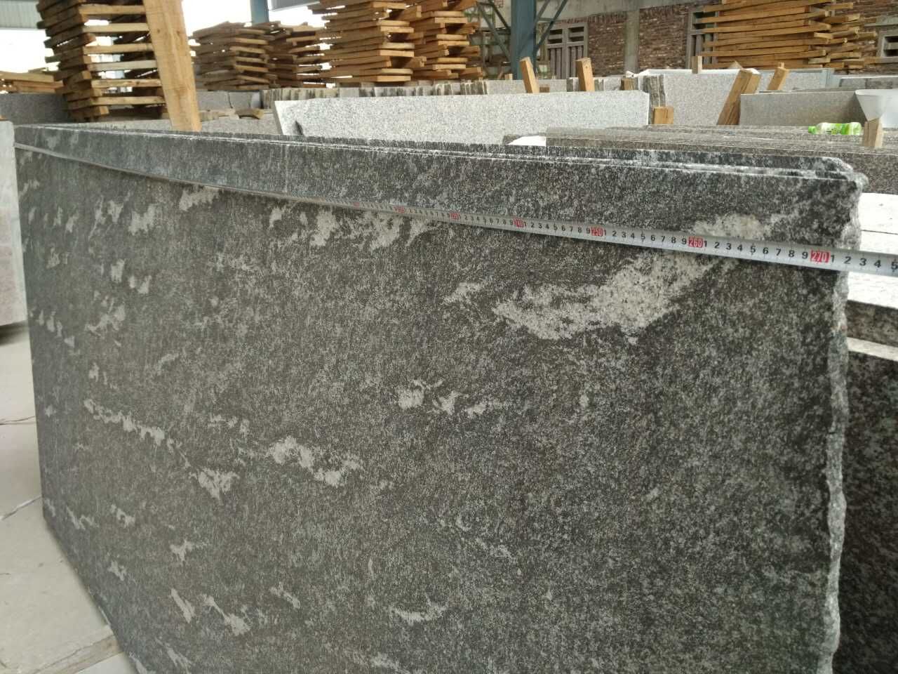Snow grey granite slabs custormized size granite