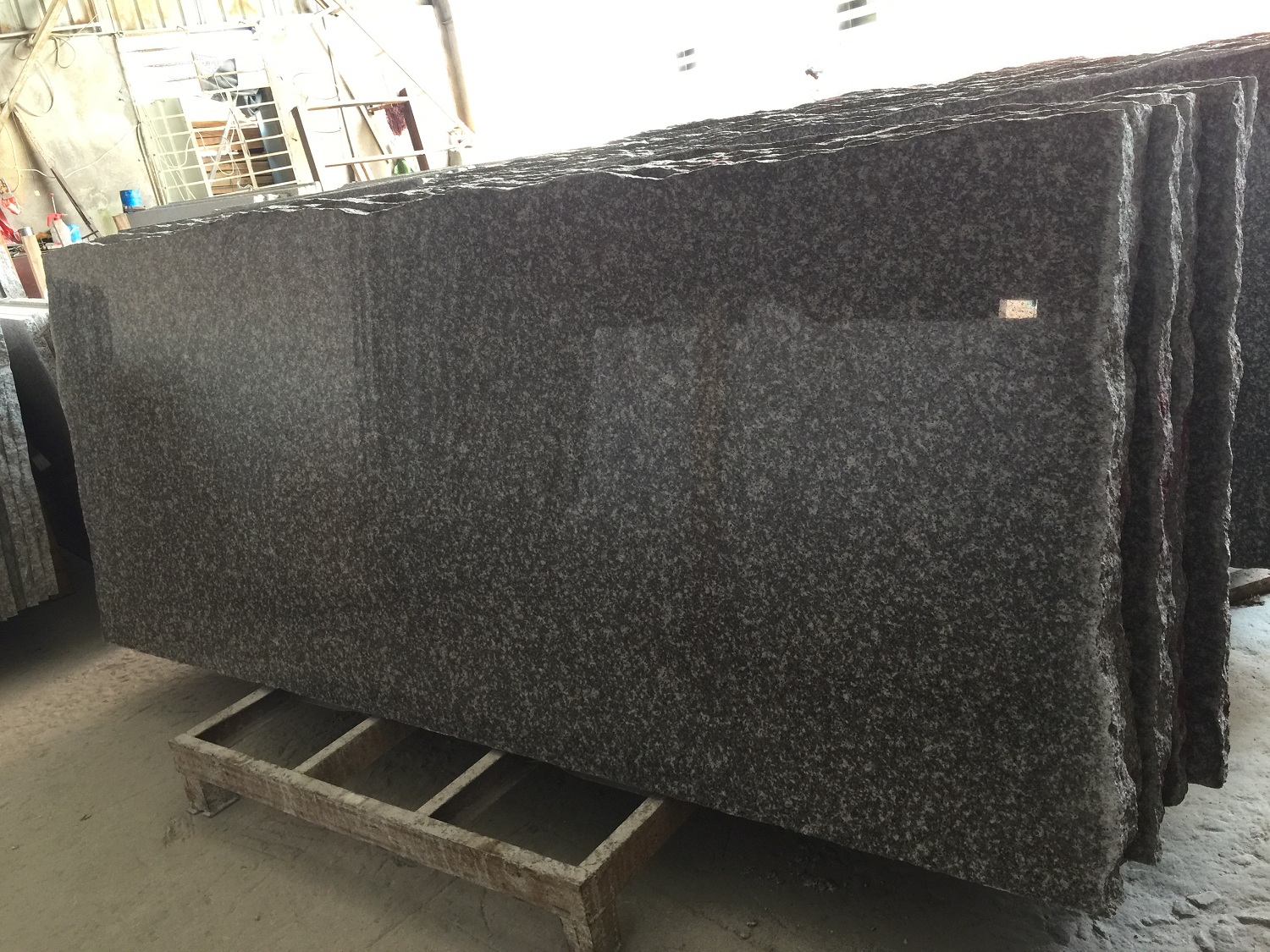 Chinese G664 misty brown polished granite slabs