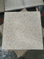 G682 yellow granite bush hammered tile