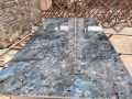 Lemurian blue granite polished slabs