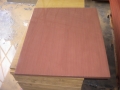 Red sandstone tiles for wall cladding