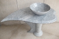 Bourne Grey granite sink and basin