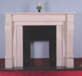 natural stone insert decorative marble fireplace