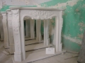 French type marble fireplace mantel