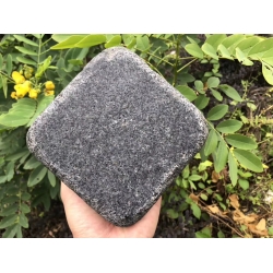 top G654 dark grey granite tumbled pavers for sale