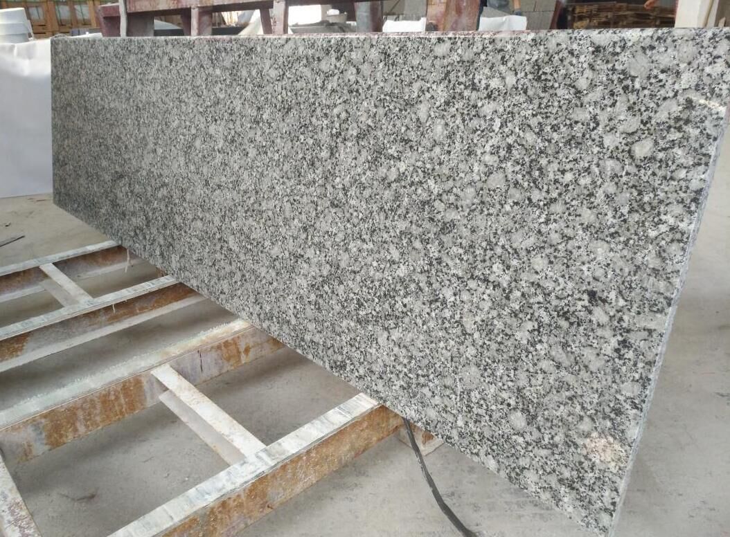 Polished Light blue granite rain flower granite Polished Light blue granite rain flower granite
