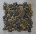 Pebble stone stripe pebble mesh tiles