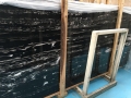 Black silver dragon marble slabs