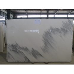 China polished blue sky white marble