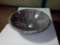 Granite stone round shape bathroom sink