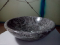 Granite stone round shape bathroom sink