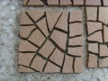 natural yellow granite meshed paving stone