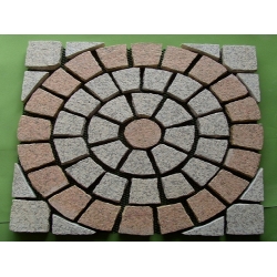 granite meshed pavers