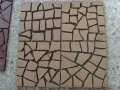 natural yellow granite meshed paving stone