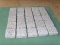 G603 white granite meshed paving stone