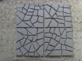 grey granite meshed paving stone