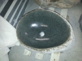 Natural green granite bathroom sink and basin