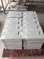 Rectangle carrara white marble mosaic tile