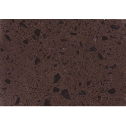 artificial polished black quartz stone