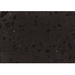 artificial polished black quartz stone