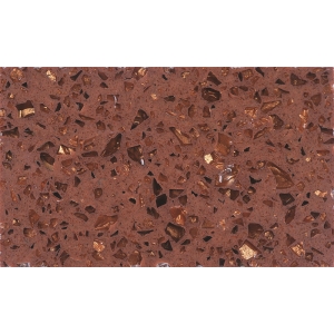  artificial shining brown quartz stone