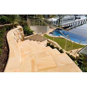 Yellow wooden sandstone