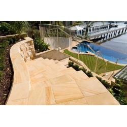 Yellow wooden sandstone