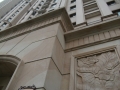 Yellow wooden sandstone exterior design