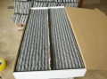 Natural split with Chiseled Hainan black basalt stairs
