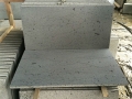 honed basalt tile with lines and holes