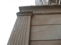 Yellow wooden sandstone exterior design