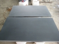 Honed Hainan black basalt tiles