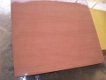Red sandstone tiles for wall cladding