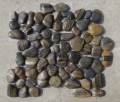 Pebble stone stripe pebble mesh tiles