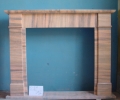 Home decoration natural marble fireplace surround