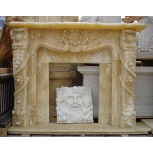 Black Marble Fireplace Mantel