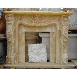 Black Marble Fireplace Mantel