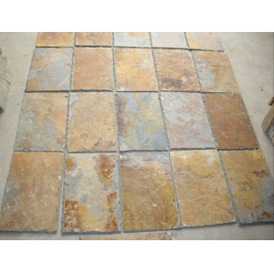 Natural rusty roofing tile for outdoor