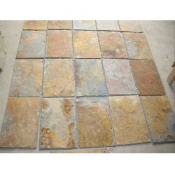 Natural rusty roofing tile for outdoor