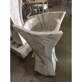 Special style marble pedestal sink for bathroom