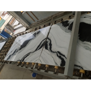  polished panda marble tiles