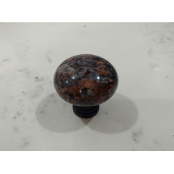 Dakota Mahogany Stone handle for drawer & cabinet