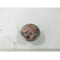 Red Brown Brushed Nickel stone knob for drawer and cabinet