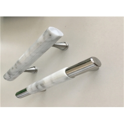 White Marble stone handle for drawer & cabinet