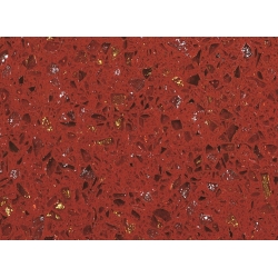 artificial lightly red quartz stone