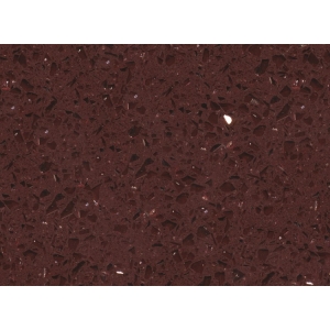 top RSC1816 Crystal Dark Red Quartz Surface for sale