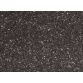 shiny black mix color quartz slab