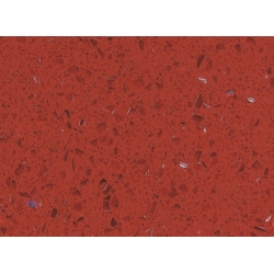 crystal red quartz big slabs
