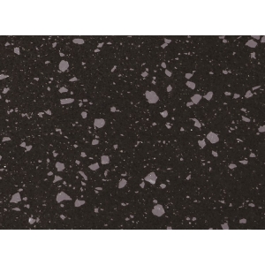 flowing silver black mix color quartz