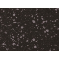 flowing silver black mix color quartz slab